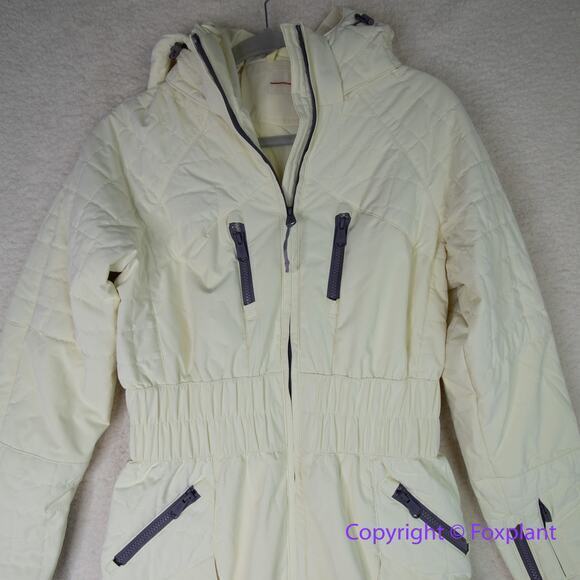 New! Free People Movement All Prepped Ski Suit in sofe sun, size S - Picture 5 of 16